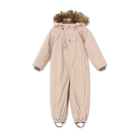 Wisti Snowsuit Fake Fur Cloudy Rose