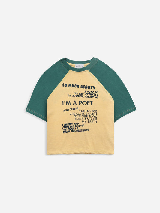 Poetry Bobo 3/4 Sleeve T-Shirt