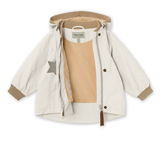 WAI FLEECE LINED SPRING JACKET GRS - White Swan