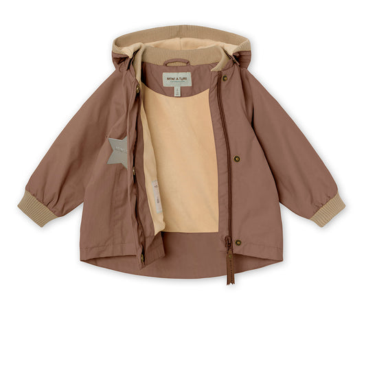 WAI FLEECE LINED SPRING JACKET GRS - Brownie