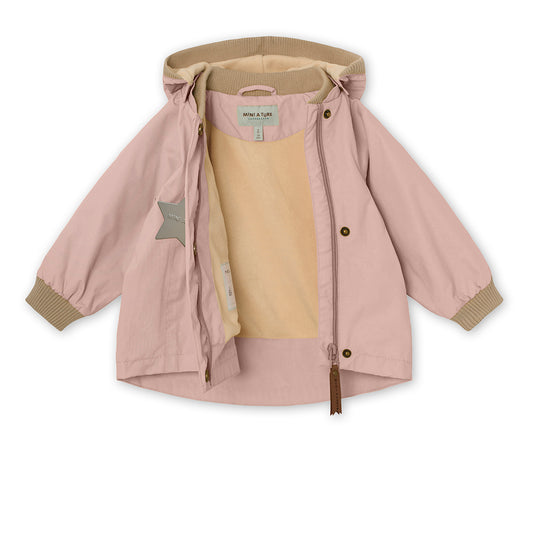 WAI FLEECE LINED SPRING JACKET GRS - Rose Smoke