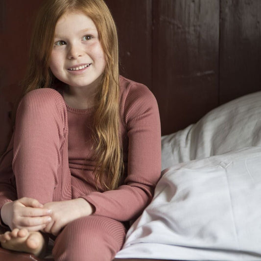 Bergen Classic Ls Blouse Antique Red