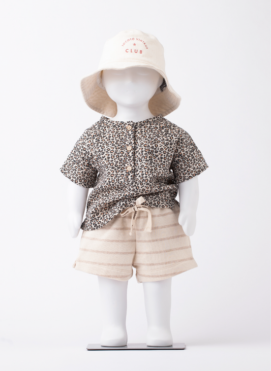 Denim Cap "TOCOTO VINTAGE CLUE" Ecru