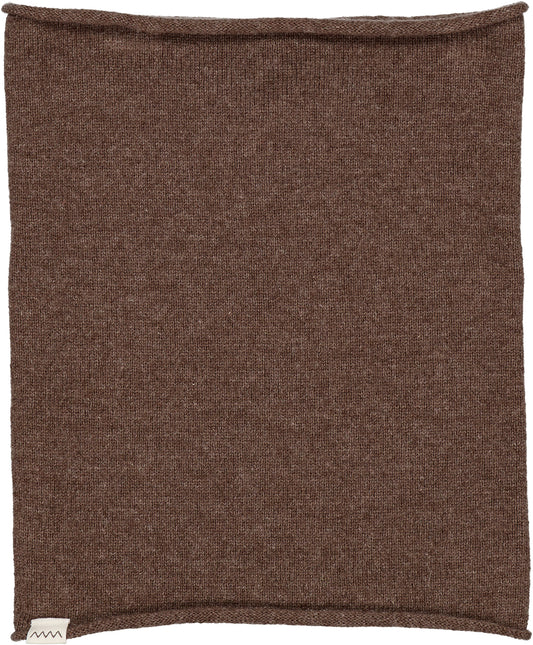 Buff, Neck warmer - Dark Brown Mel