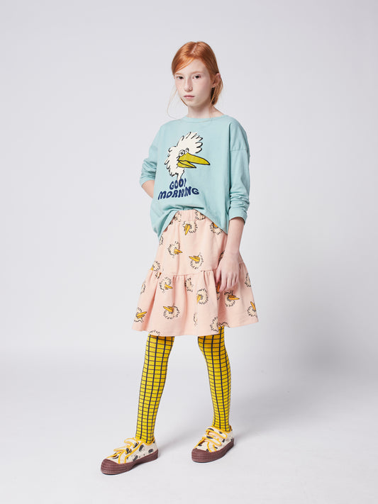 Checkered yellow tights cadmium yellow