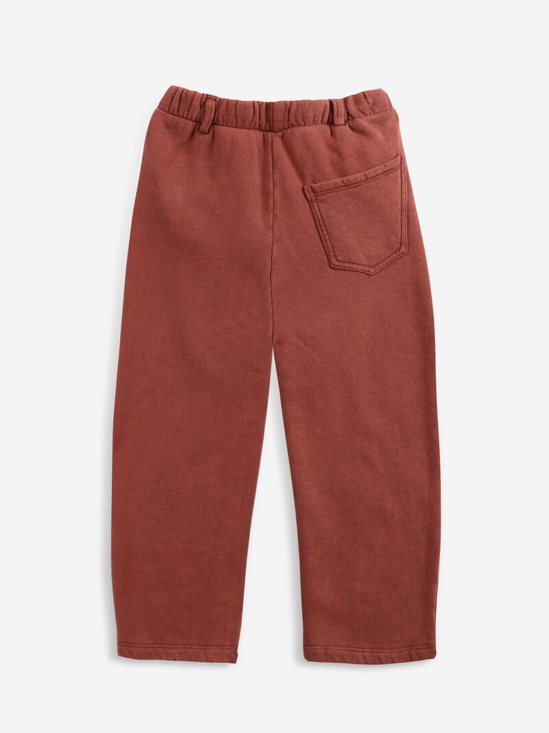 Geometric fleece pants tandoori spice