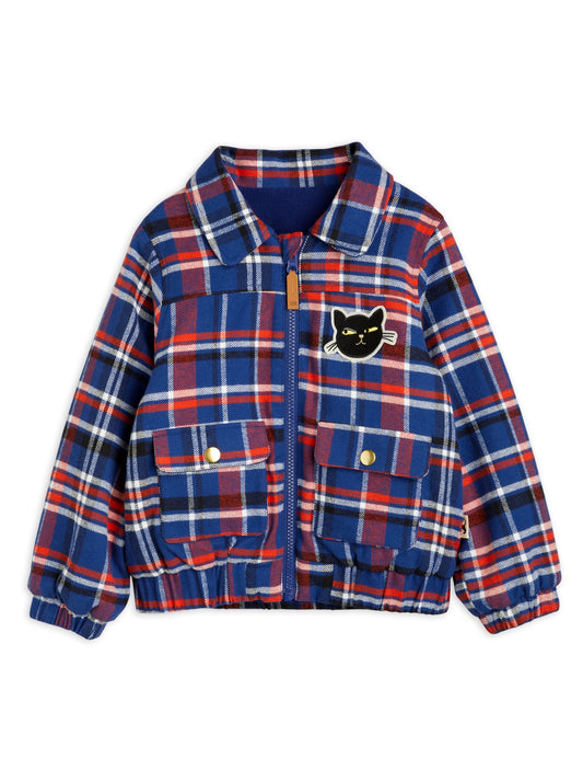 Flanell Reversible Jacket Blue