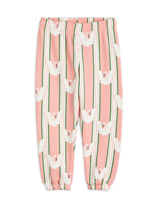 Swan aop Sweatpants Pink