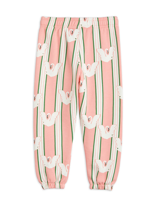 Swan aop Sweatpants Pink