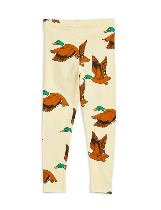 Ducks aop Leggings Yellow