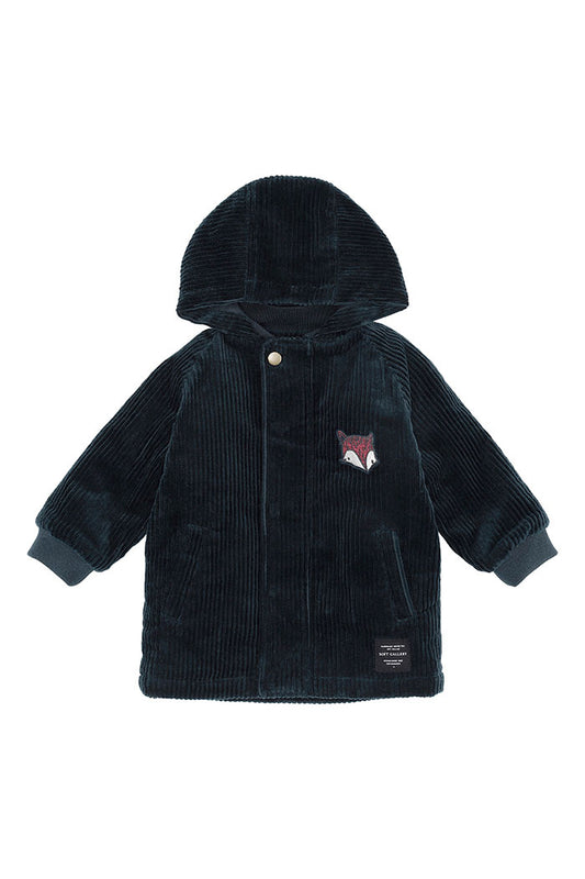 Basil Jacket Blueberry Fuzzy Emb