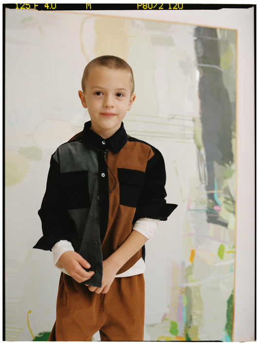 Lois Shirt Patchwork