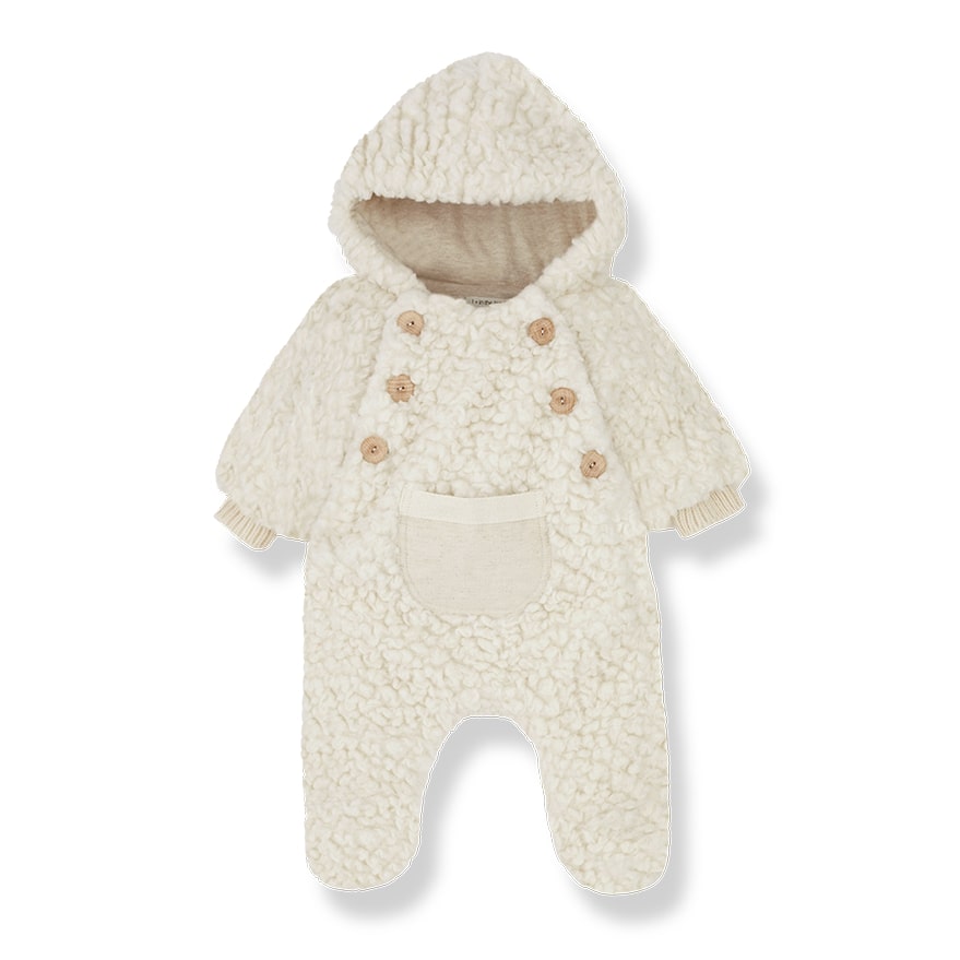FLORA Polar Suit Newborn Ecru
