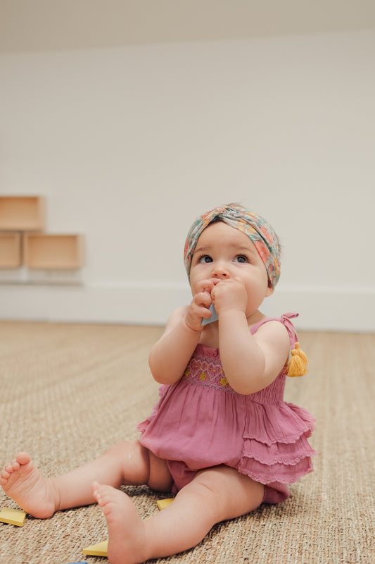 Emmaline Rompers Raspberry