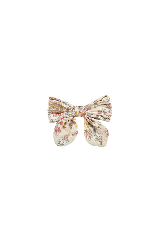 Lisa Clip Cream French Flowers