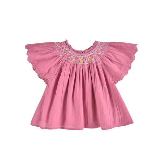 Flore Blouse Raspberry