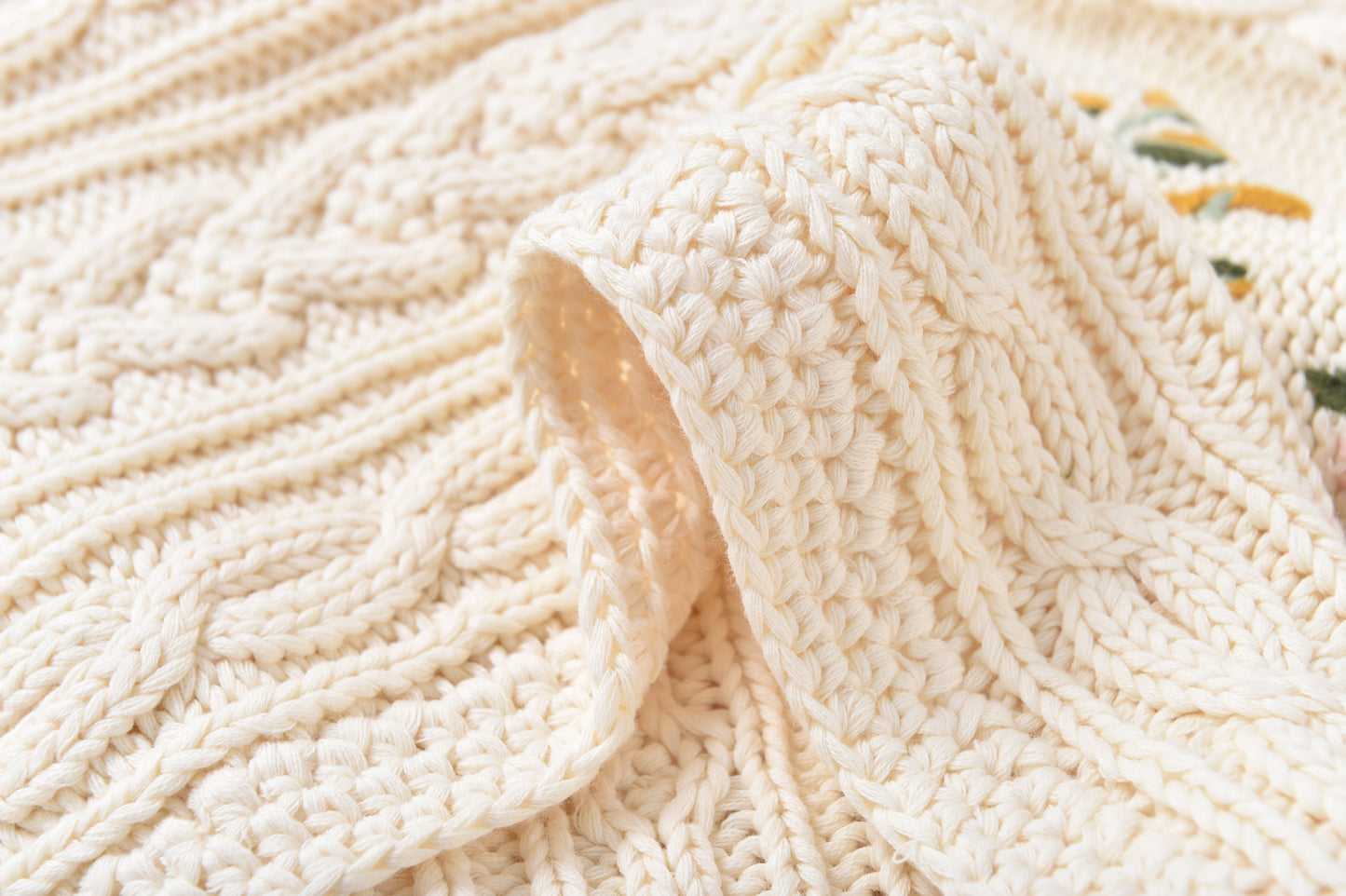 Louna Throw Blanket Cream