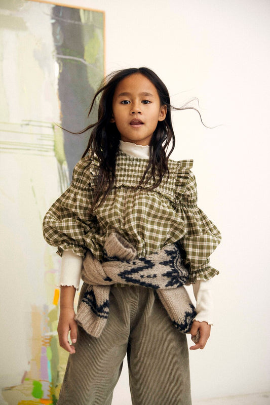 Dominique Blouse Herb Check