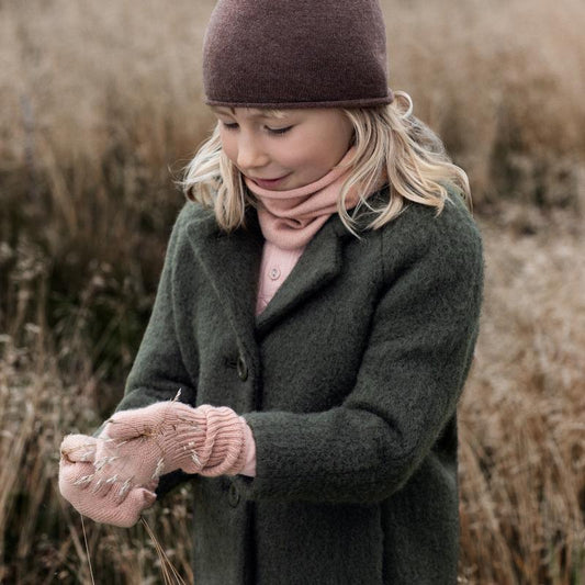 Buff, Neck warmer - Burnt Rose