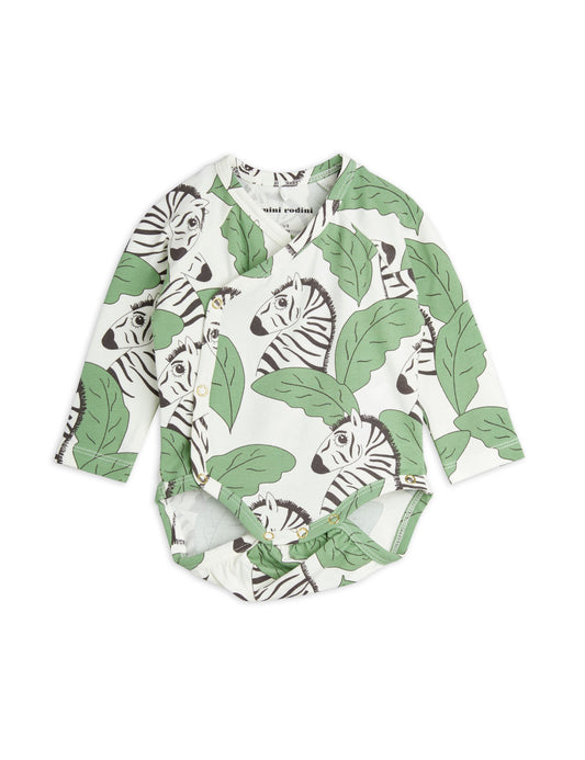 Zebra Omlottbody Grön