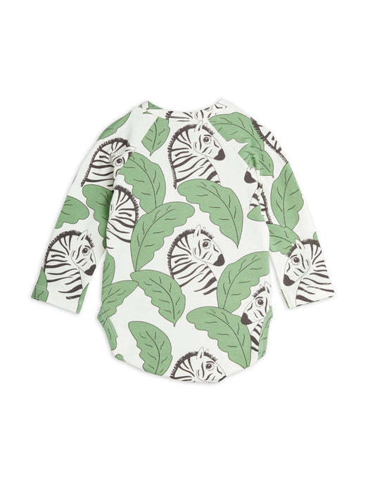 Zebra Omlottbody Grön