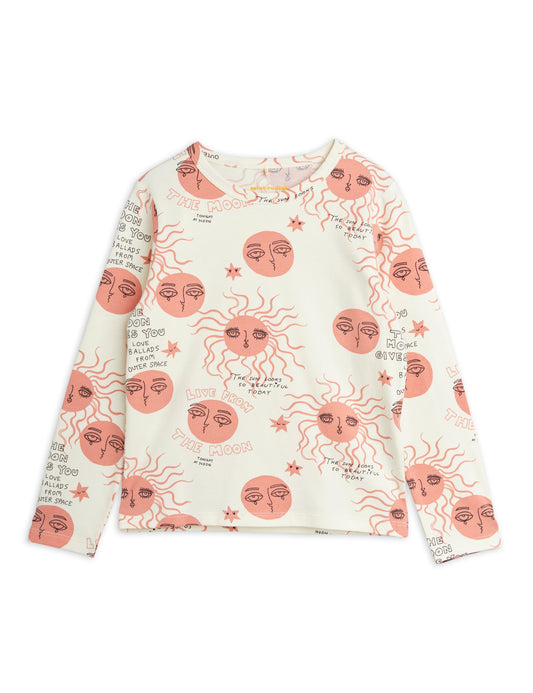 Moon And Sun Ls Tee Pink