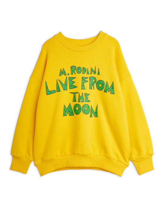 Live From The Moon Sweatshirt Yellow