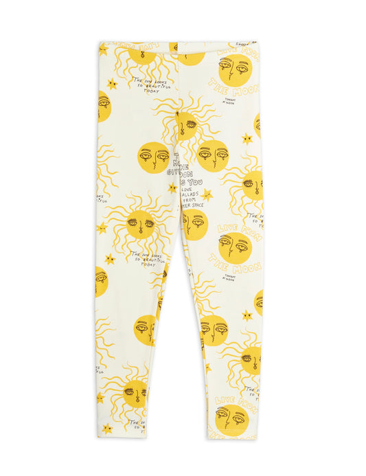 Moon And Sun Leggings Yellow