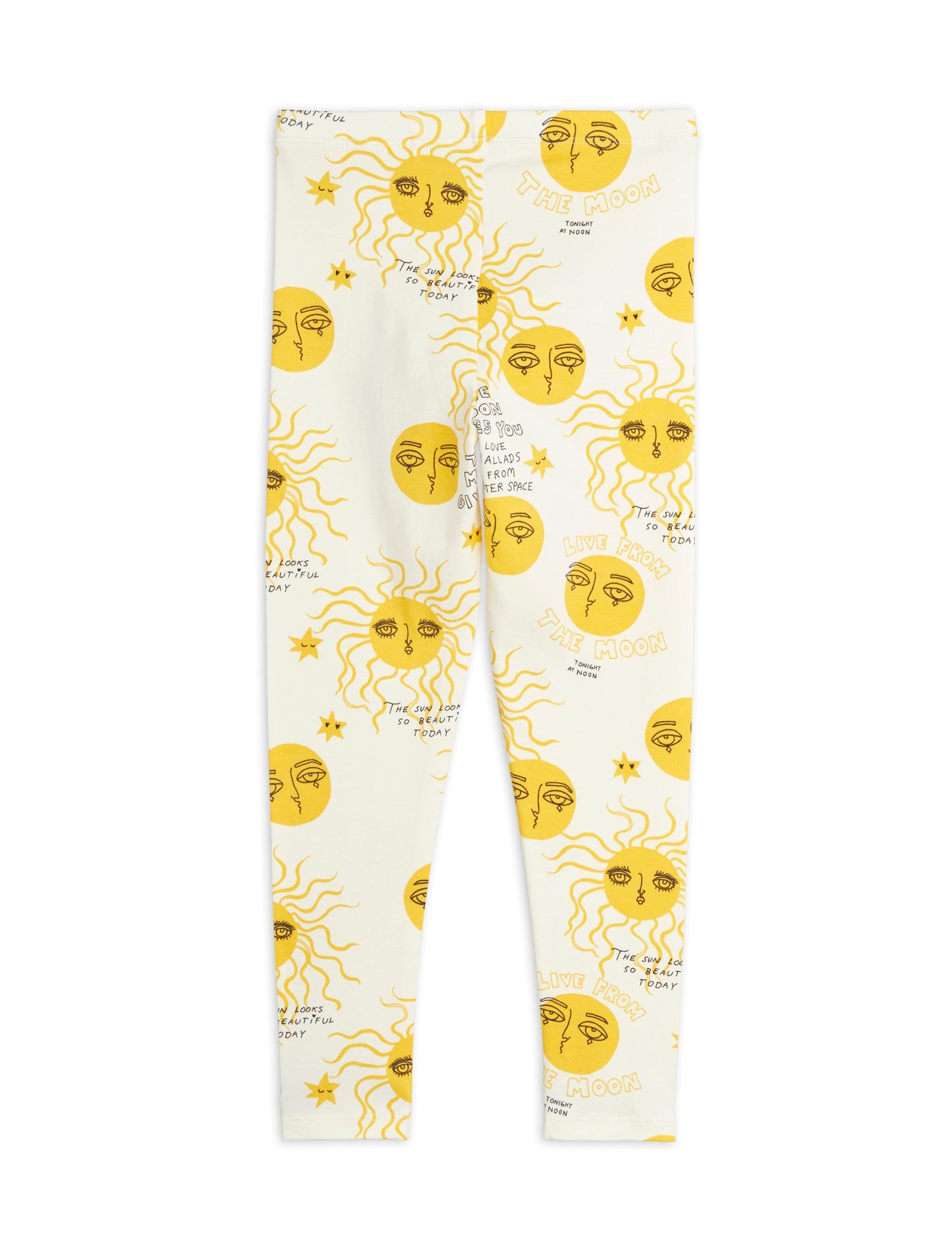 Moon And Sun Leggings Yellow