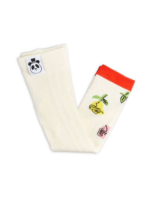 Roses Tights Offwhite