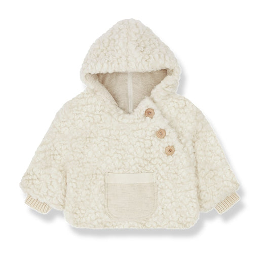 PASCALE Polar Coat Newborn Ecru