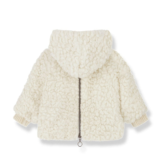 PASCALE Polar Coat Newborn Ecru