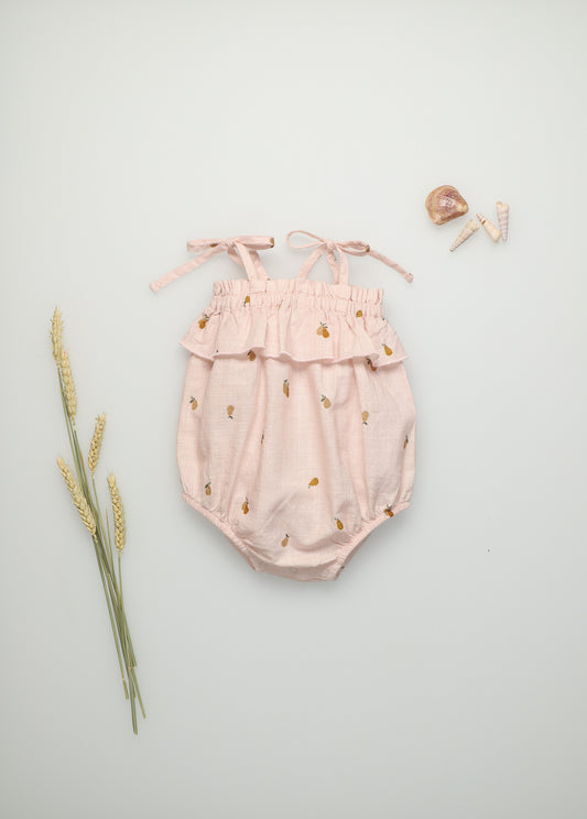 Rachel Baby Romper Soft Woven Pears