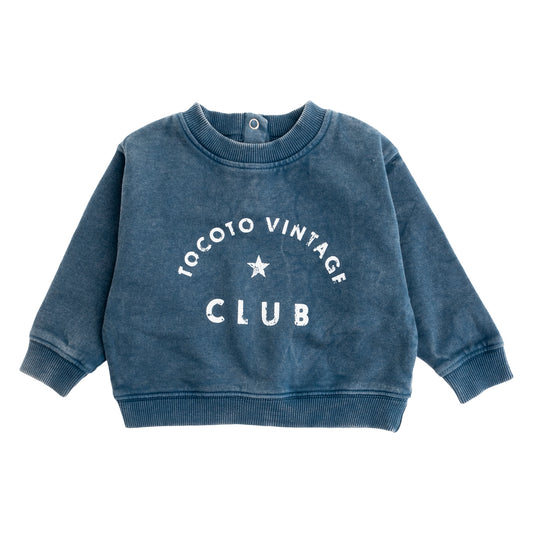 Sweatshirt "TOCOTO VINTAGE CLUB' Blue