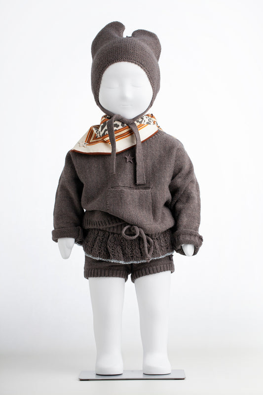 Knited Baby Jersey dark grey