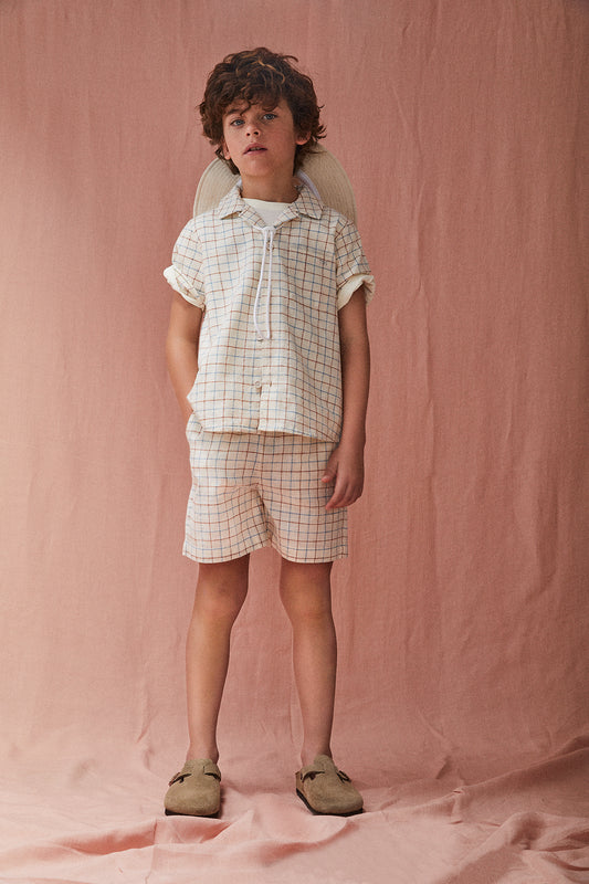 Dylan Shirt Soft Woven Window Check