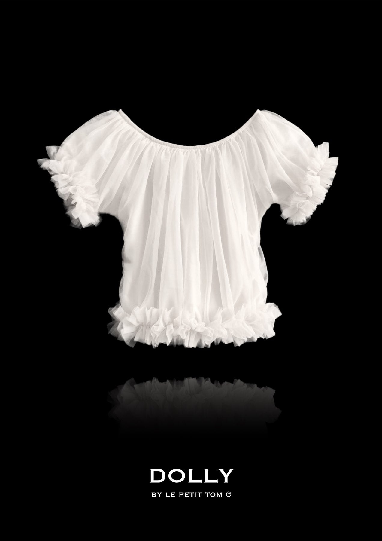 Frilly Princess Top Topp Off-White