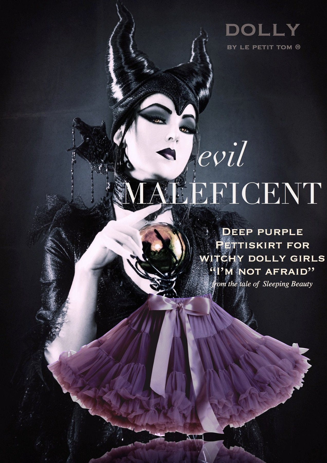 Maleficent Pettiskirt Kjol Deep Purple